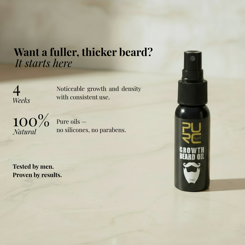 Beard growth oil