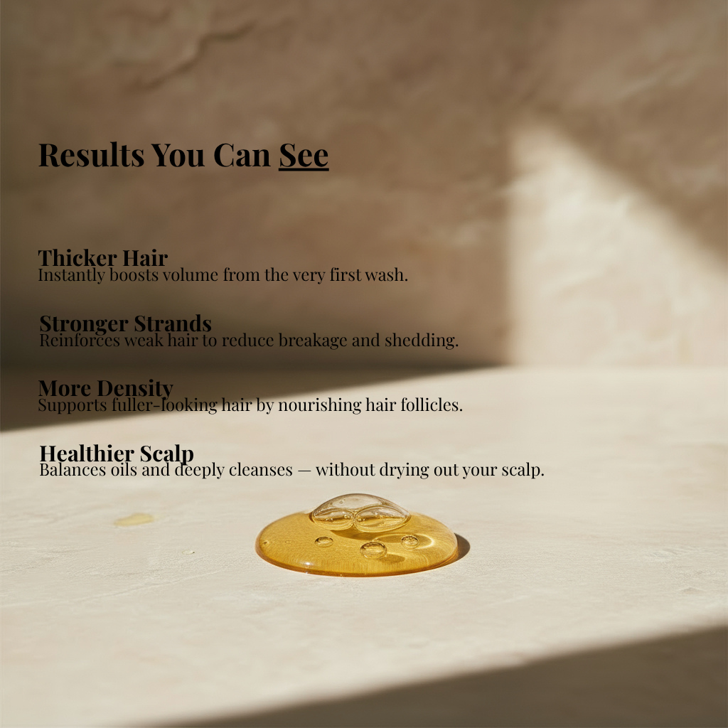 Thickening shampoo