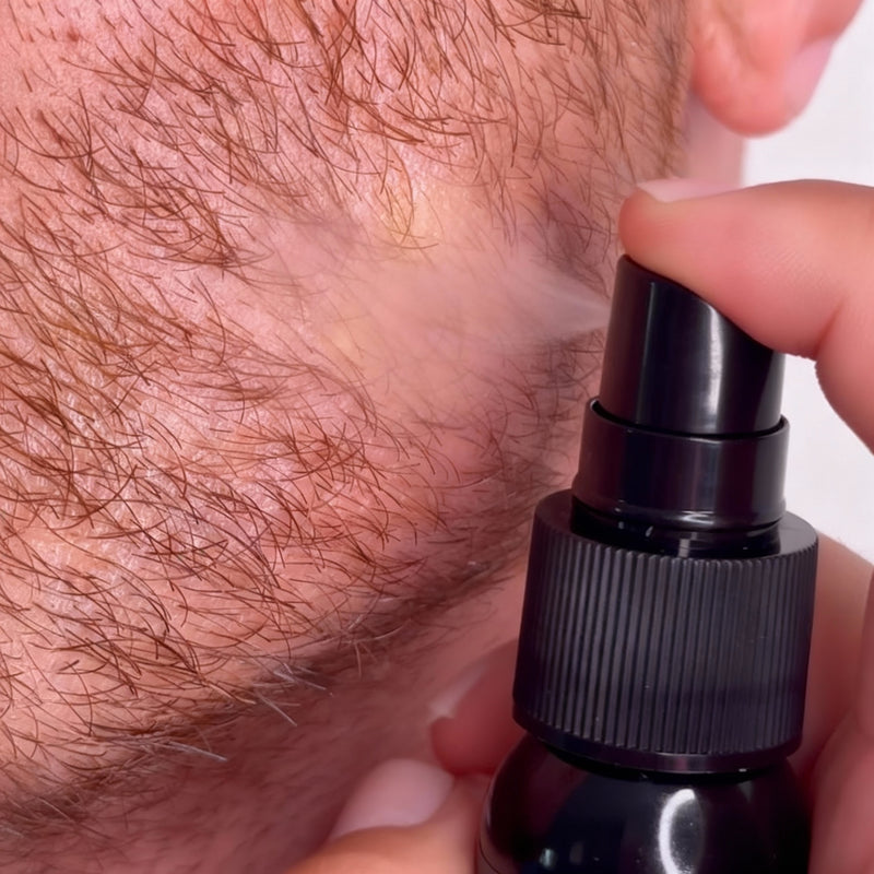Spray the oil